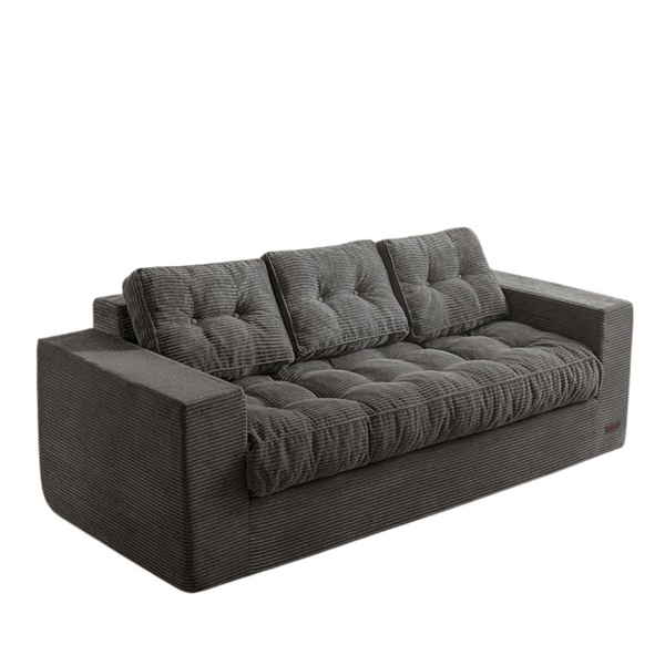 3-Seater Soft Couch Sofa With Armrests & Backrest