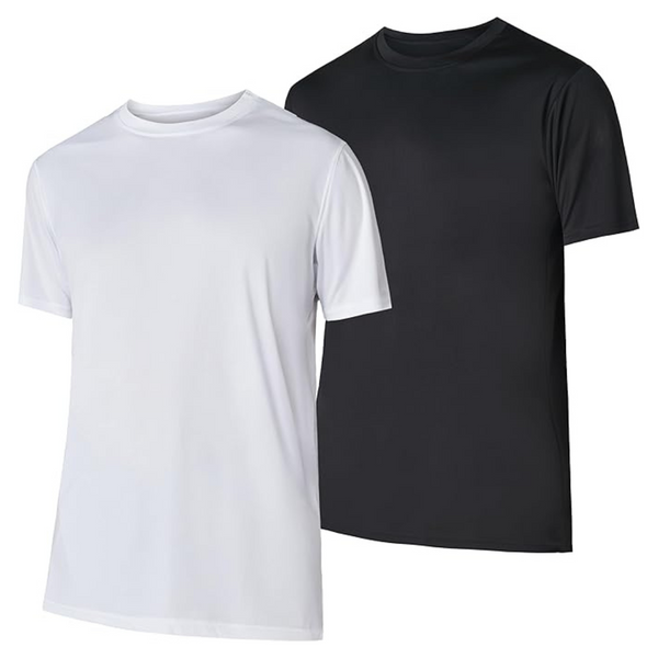 2-Pack Ultra Performance Men's Dry-Fit Athletic Shirts