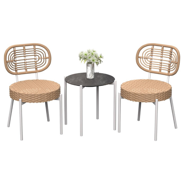 3-Piece Wicker Patio Bistro Furniture Set (Various)