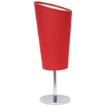 Simple Designs Mini Chrome Table Lamp (LT2061-RED)