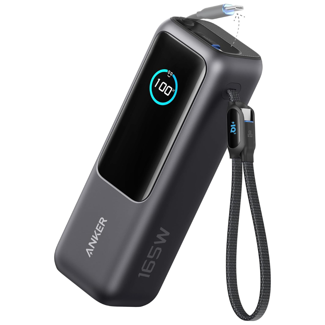 Anker 25000mAh 165W Portable Power Bank W/ 3-USB-C & A Port (2 Colors)