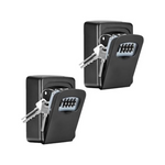 2-Pack Fayleeko Key Wall Mounted 4 Digit Combination Lockbox