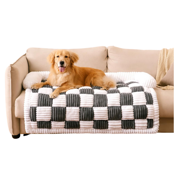 Washable Soft Plush Cotton Pet Couch Cover