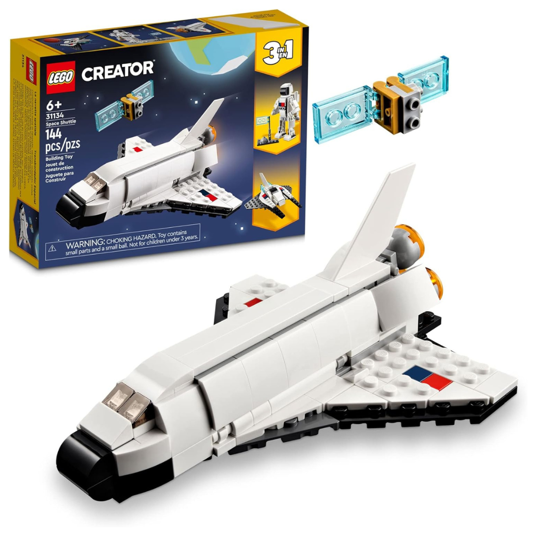 LEGO Creator 3 In 1 Space Shuttle & Spaceship Toys (31134)