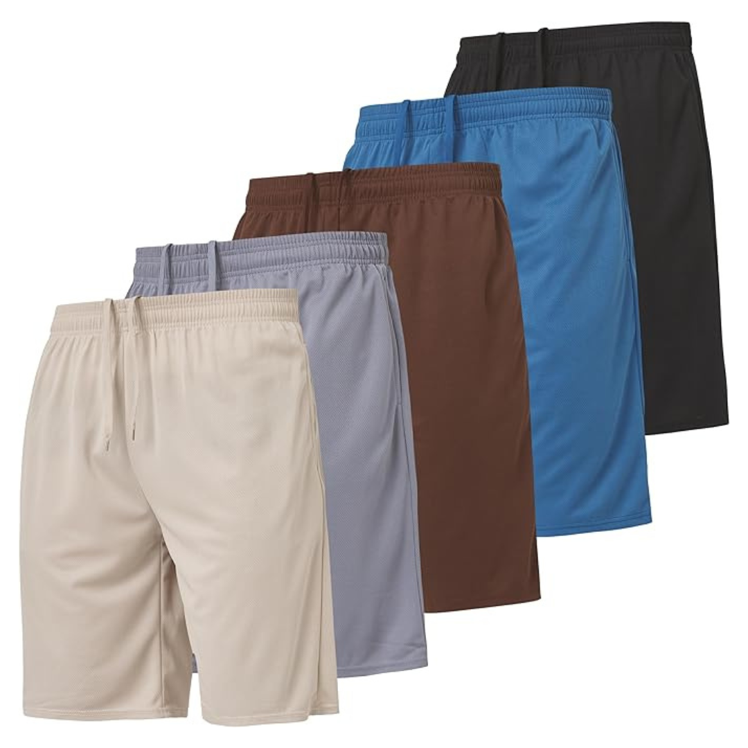 5-Pack Ultra Performance Men's Athletic Gym Shorts (Various)
