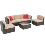 6-Piece Vongrasig Outdoor Patio Furniture Set