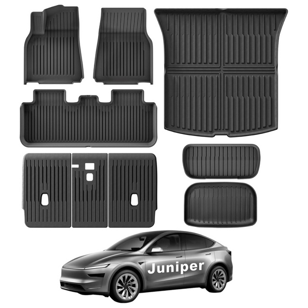 9-Piece Floor Mats For Tesla Model Y 2025-2026