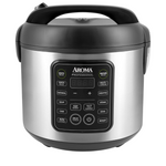 Aroma Housewares 5Qt. Stainless Steel Digital Rice & Grain Cooker