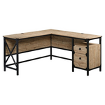 Sauder 425908 Steel River L-Shaped Desk (59.84" x 57.32" x 29.53")