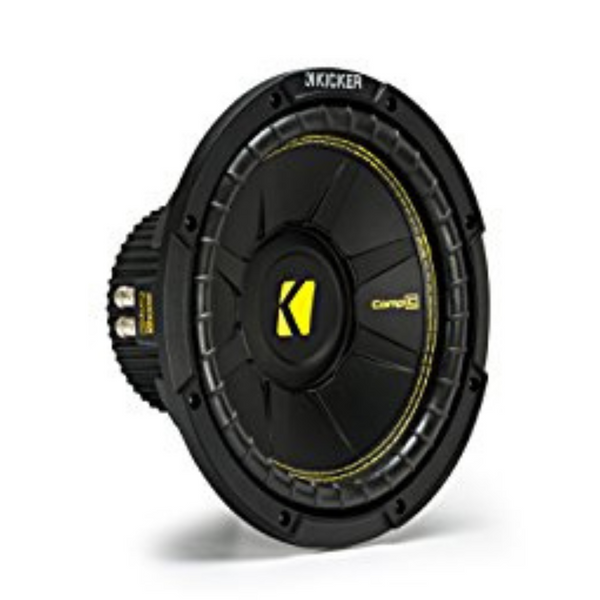 Kicker CompC 10" Dual Voice Coil 4-Ohm Car Audio Subwoofer