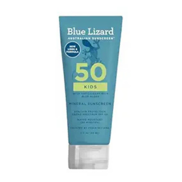 2-Count Blue Lizard Kids Mineral SPF 50+ Sunscreen Lotion, 3 Oz