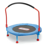 Little Tikes Easy Store 3-Foot Trampoline with Hand Rail