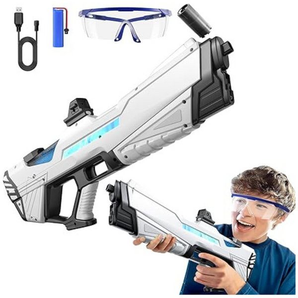 Skirfy Automatic Suction Squirt Electric Water Gun with LED Lights