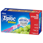 Ziploc Quart Food Storage Slider Bags (76 Count)