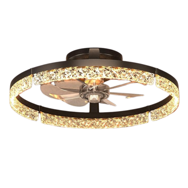 Addlon 20'' Low Profile Ceiling Fans With Lights And Remote