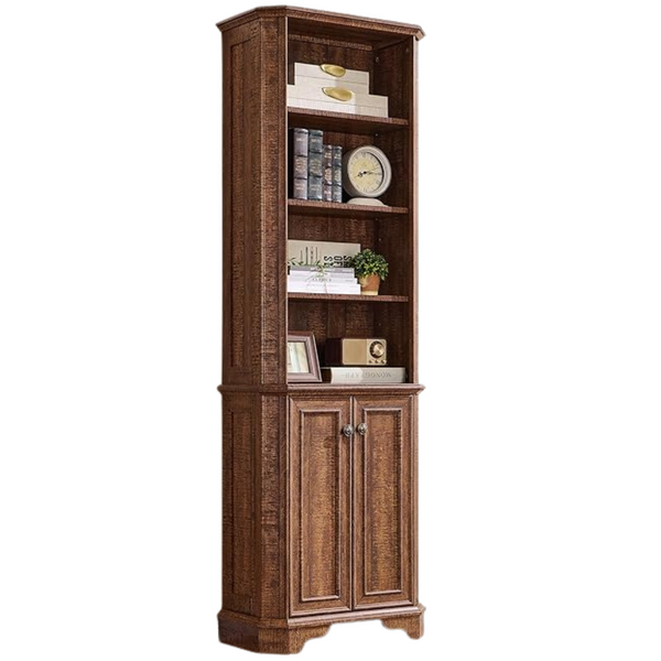 6-Tier Wooden Floor Standing Display Book Shelf Organizer