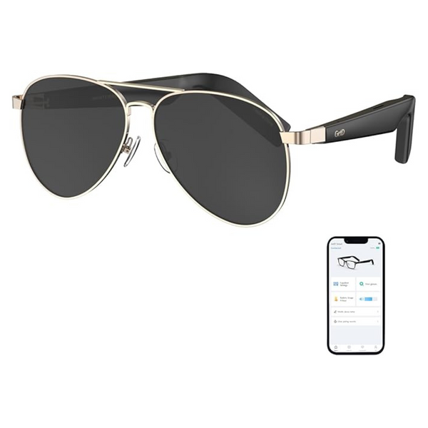 Bluetooth Aviator Calling Smart Sunglasses With Speaker