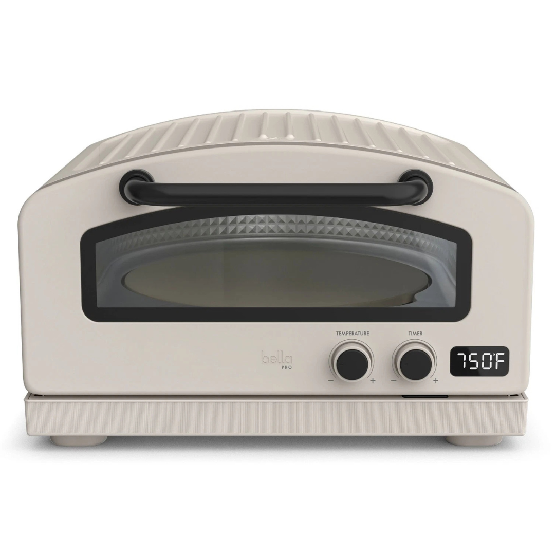 Bella PRO Blaze Oven+ Electric Pizza Oven (Oatmilk Or Stainless Steel)