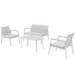 4-Piece StyleWell Crystal Cape Metal Patio Conversation Set