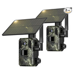 2-Pack Sehmua 4G LTE Cellular Solar Trail Cameras