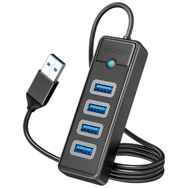 Orico 4-Port USB 3.0 Hub With 3.28ft Extended Cable