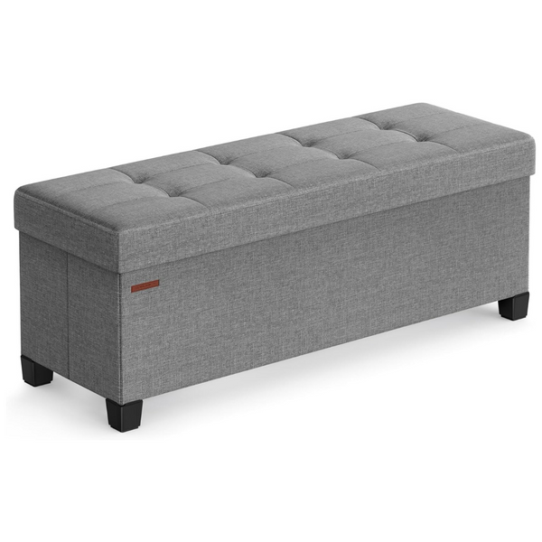 Songmics 15" x 43" x 15.7" Storage Ottoman Bench (4-Colors)