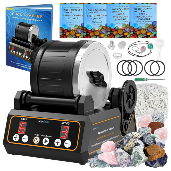 Rock K1 Professional Large 2.5LB Capacity Edition Tumbler Kit