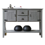 SPOFLYINN 48'' Solid Wood Sideboard Cabinet With 2 Drawers