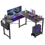 50" L Shaped Gaming Computer Reversible Corner Table