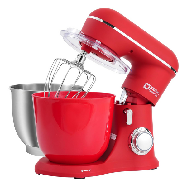 3-in-1 Stand Mixer With 4.5QT & 5QT Bowls, 10 Speeds, & Attachments