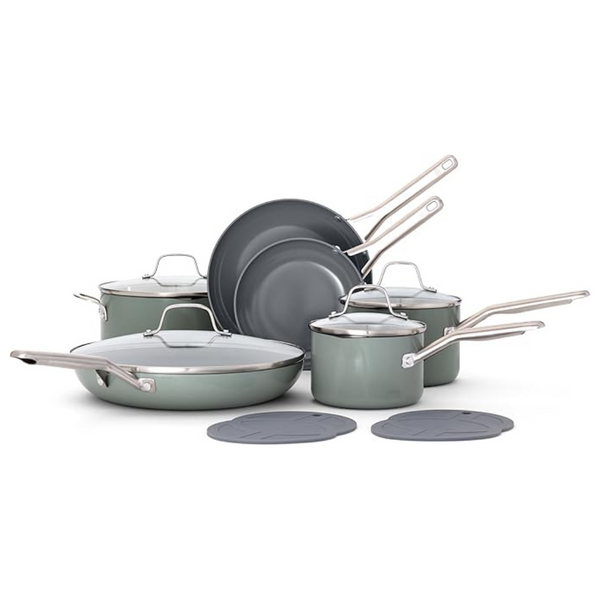 12-Piece Calphalon Ceramic Nonstick Cookware Set