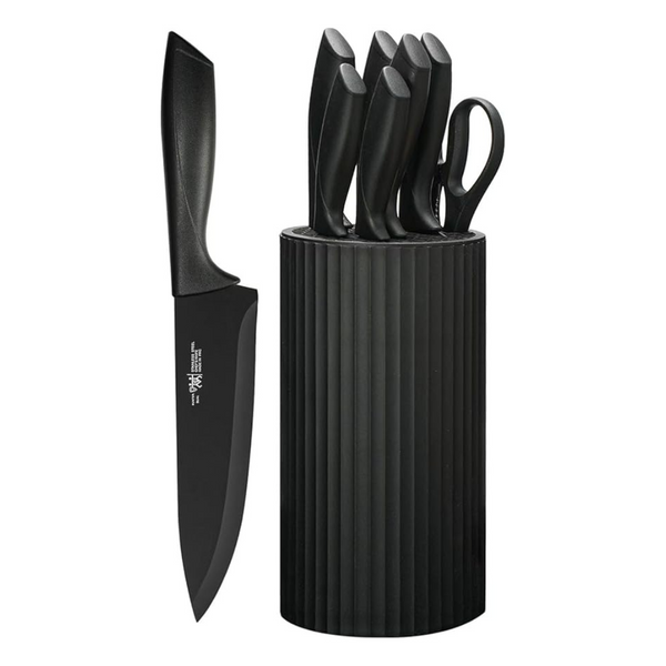 8-Piece Hunter Dual Stainless Steel Kitchen Knife Set w/ Block