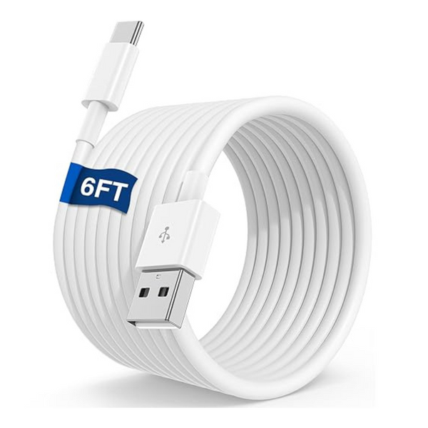 6ft USB-A to USB-C Fast CarPlay Charger Cable