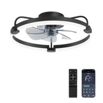 20" Low Profile Ceiling Fan With LED Light & Remote Control