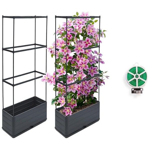 2-Pack Sumloty 43.4" Self Watering Raised Garden Bed