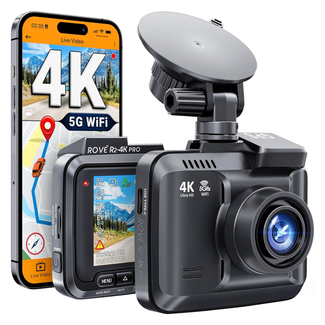 Rove 2.4" IPS Screen Night Vision Built-in GPS R2-4K PRO Dash Camera