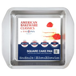 USA Pan American Bakeware Classics 8" Square Cake And Brownie Pan