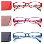 3-Pack Women's Blue Light Blocking Readers Eyeglasses