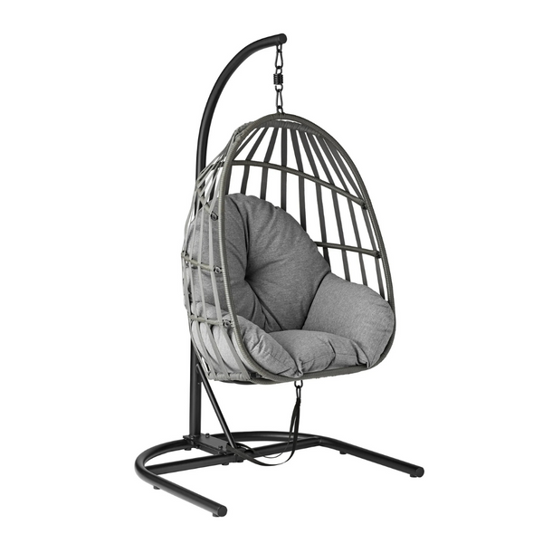 Mainstays Outdoor Wicker Patio Hanging Egg Chair