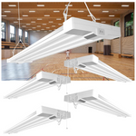 4-Pack Lightdot 100W 4ft LED Shop Lights With 5ft US Plug