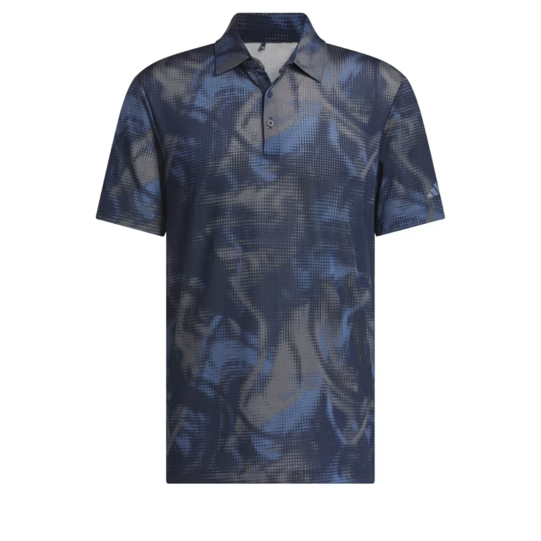 adidas Men's Ultimate365 Printed Mesh Polo Shirt