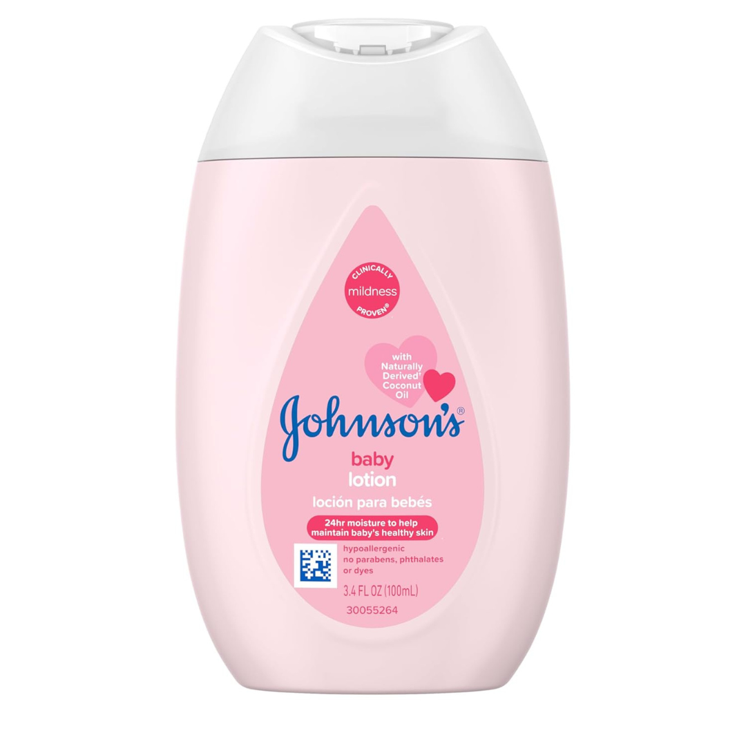 3.4-Oz Johnson's Moisturizing Mild Pink Baby Lotion With Coconut Oil