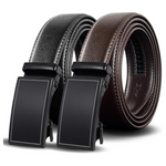 2-Pack Men's Leather Ratchet Adjustable Belts (Various)