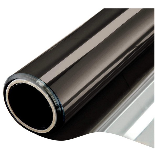 One Way Mirror 17.5" x 6.5' Static UV Block Window Film