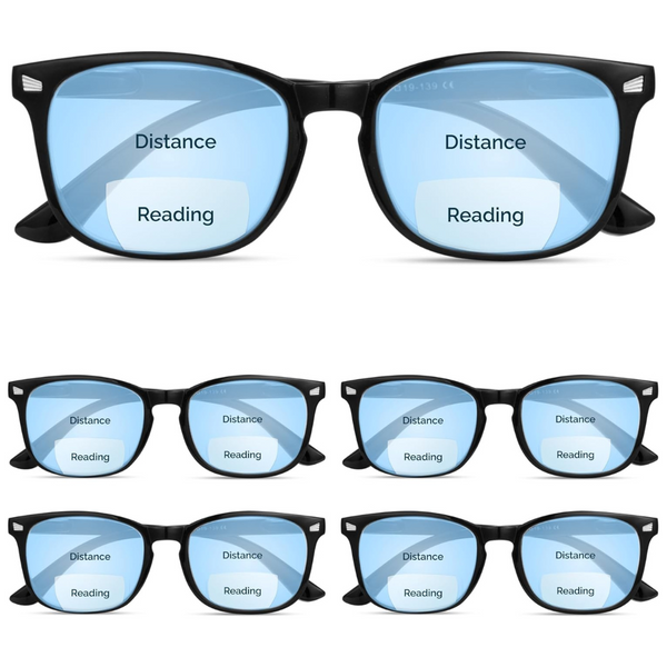 5-Pack CCVOO Unisex Blue Light Blocking Reading Glasses