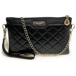 Women's Vegan Leather Quilted Shoulder Bag