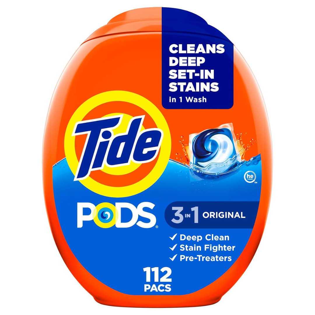 4-Pack 112-Count Tide PODS Laundry Detergent (3 Scents)