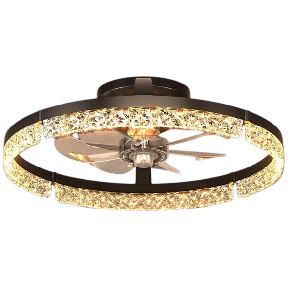 Addlon 20 Low Profile Ceiling Fans With Lights and Remote