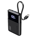 INIU 45W 10000mAh Portable Power Bank with Built-in USB-C Cable