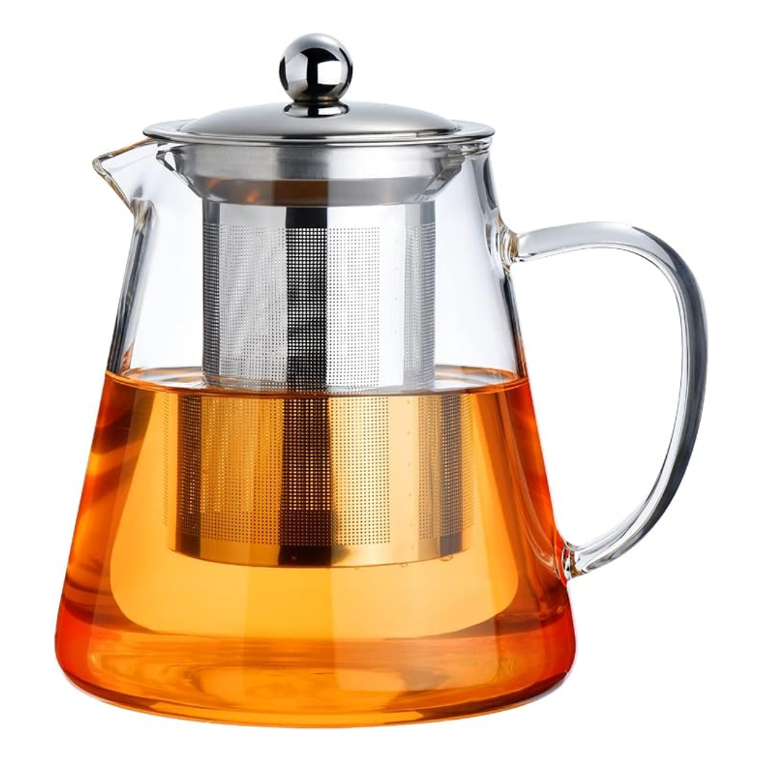 Paracity 18.6 oz Borosilicate Clear Tea Kettle